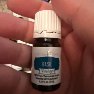 Young Living Basil Vitality Oil with Blue Label